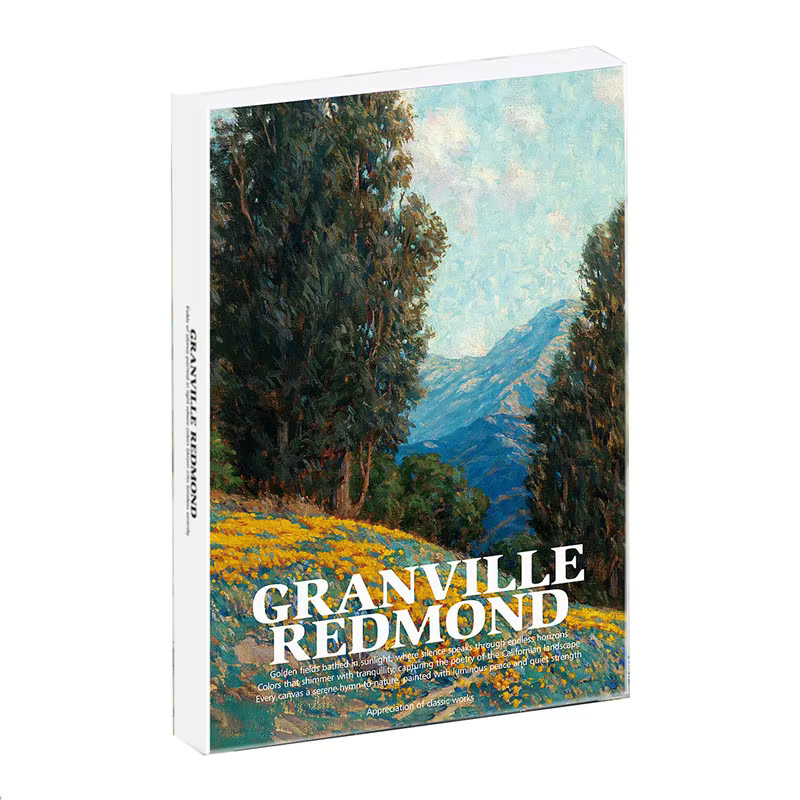 Granville Redmond Kunstwerk Postkarten Set mit Malereien, 30 Stück, Mehrfarbig - Bild 5