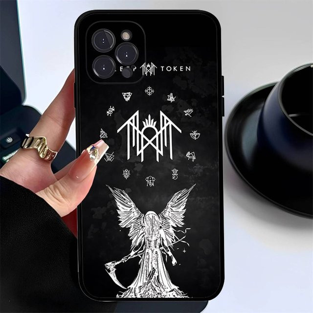 Schlaf Rockband T-Token Handyhülle für Apple iPhone 17 16 15 14 13 12 11 Pro Max Plus Mini in Schwarz - Bild 1