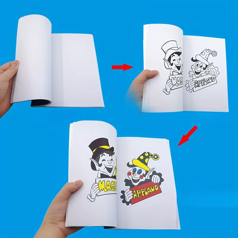 Kleines lustiges magisches Malbuch, monkey man, Pappe / Karton, Bunt / Mehrfarbig - Bild 2