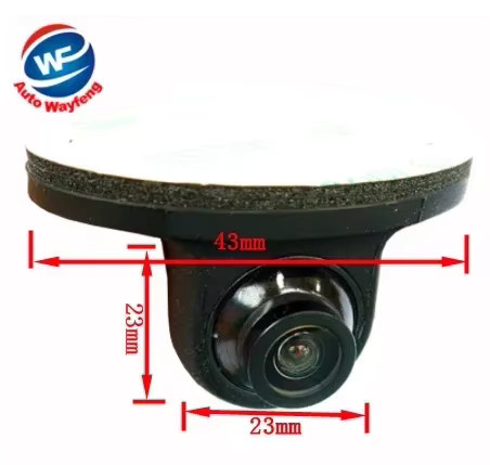Auto Wayfeng WF Mini CCD 360-Grad Rückfahrkamera mit Nachtsicht in Schwarz für Vorder-, Seiten- und Rückansicht - Bild 3