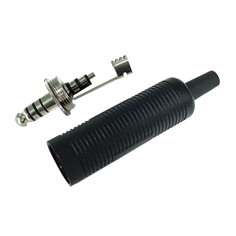 U174U Lötanschluss für Hubschrauber-Headsets in Schwarz, 7,1 mm - Bild 2