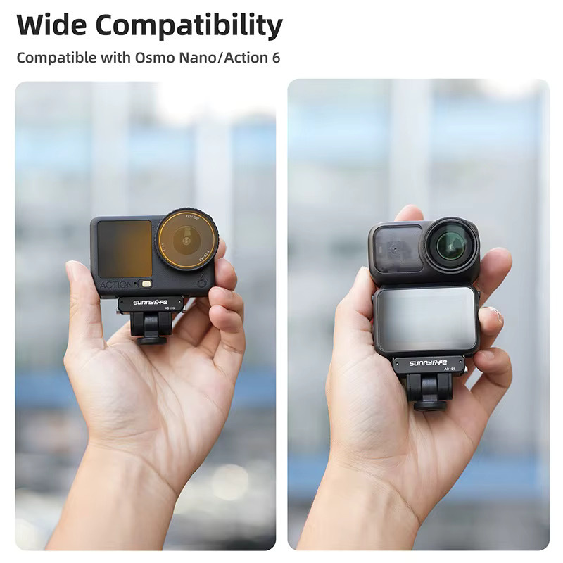 DJI Bidirektionale Magnetische Adapterhalterung für Osmo Nano und Action 6 Kamera Zubehör in Schwarz - Bild 3