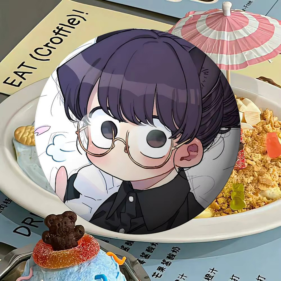 Anstecknadeln K-Komi-san, Metall, Unisex - Bild 6