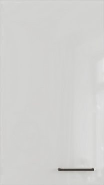Flex-Well Hängeschrank Lund Küchen-Oberschrank in Rauchgrau glänzend, B/T/H: 50 x 30 x 89 cm - Bild 1