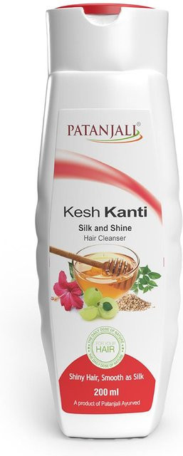 Patanjali Shampoo Seide und Glanz, 3 Stück, für trockenes Haar - Bild 1