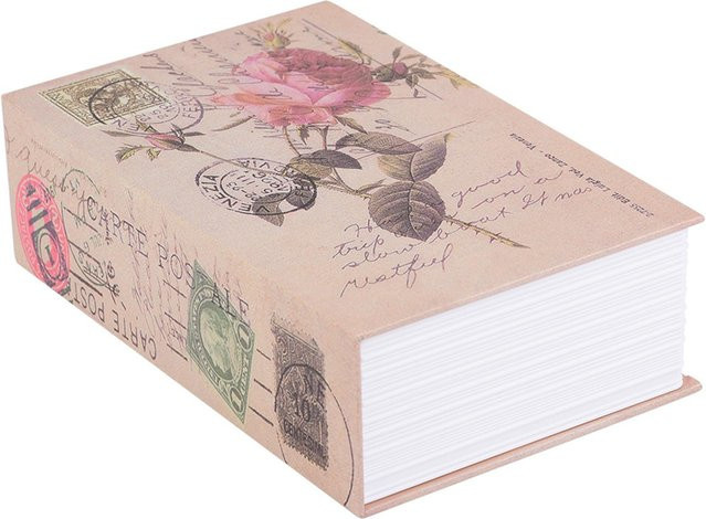 GoolRC Buchsafe Aufbewahrungskoffer mit Zahlenschloss aus Edelstahl in Pink und Beige - Bild 1