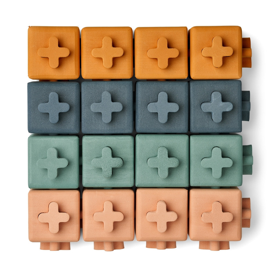 Liewood Pierce Stapelblöcke, 16-teiliges Set, Mustard multi mix - Bild 2