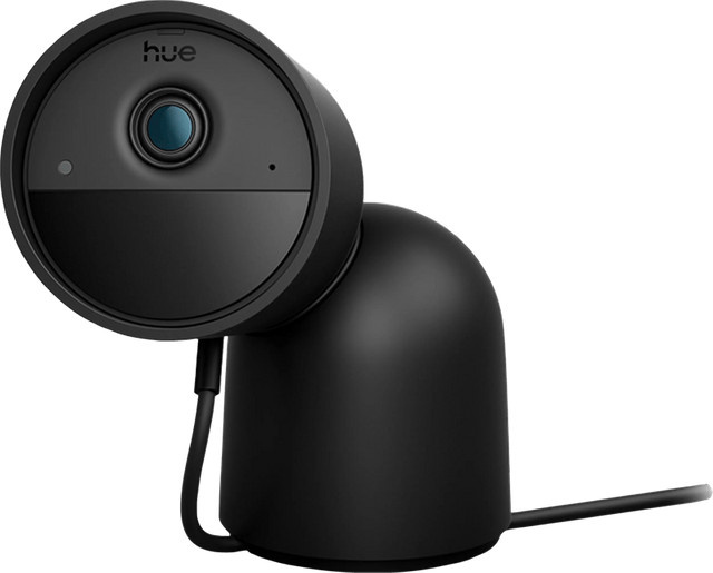 Philips Hue Secure 2K Desktop-Kamera mit Standfuß Schwarz - Bild 1
