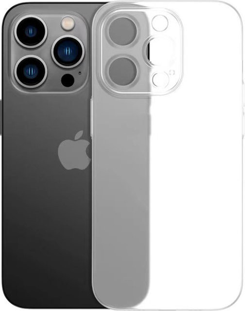 Ultradünne matte Handyhülle aus PP für iPhone 11 12 13 14 15 16 17 Pro Max XS XR 7 8 Plus SE 2020 in Weiß und Transparent - Bild 1