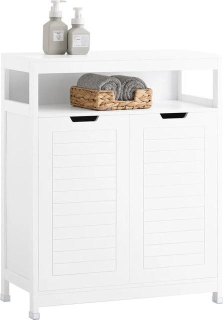 SoBuy Badkommode BZR121-W als Sideboard und Flurschrank in Weiß - Bild 1