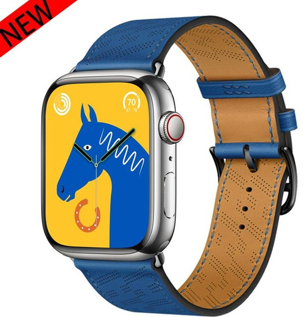 Uhrenarmband Leder, Yellow, Unisex - Bild 1
