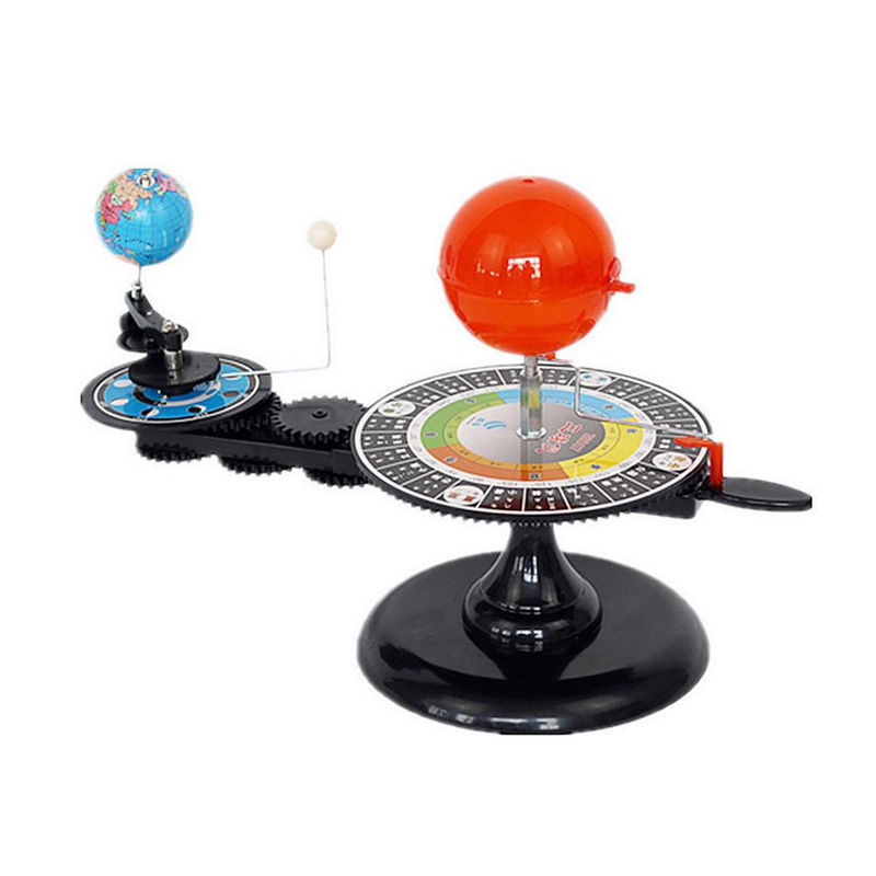 Koogeelife DIY Sonnensystem Modell Globus Erde Mond Orbital Planetarium Pädagogisches Lehrmittel aus Kunststoff, mehrfarbig - Bild 5