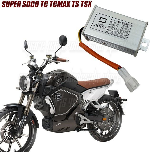Spezielle Konverter für Super Soco Elektrofahrzeuge TC TCMax TS TSX in Schwarz oder Silber - Bild 1