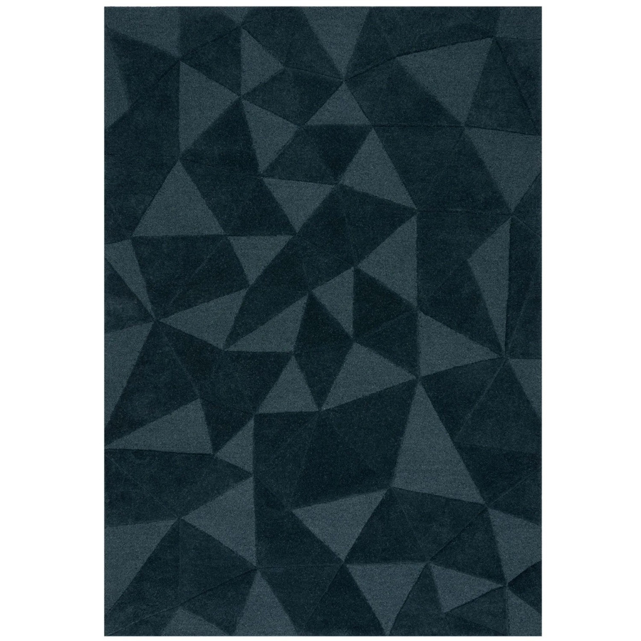 Flair Rugs Wollteppich Shard Modern Geometric Dunkelblau B: 160 cm, T: 230 cm - Bild 2