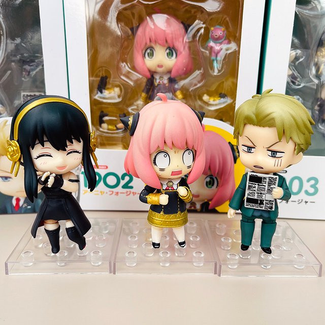 Bandai Spy X Family Nendoroid Loid Anya Yor Forger, Chibi-Actionfigur - Bild 1