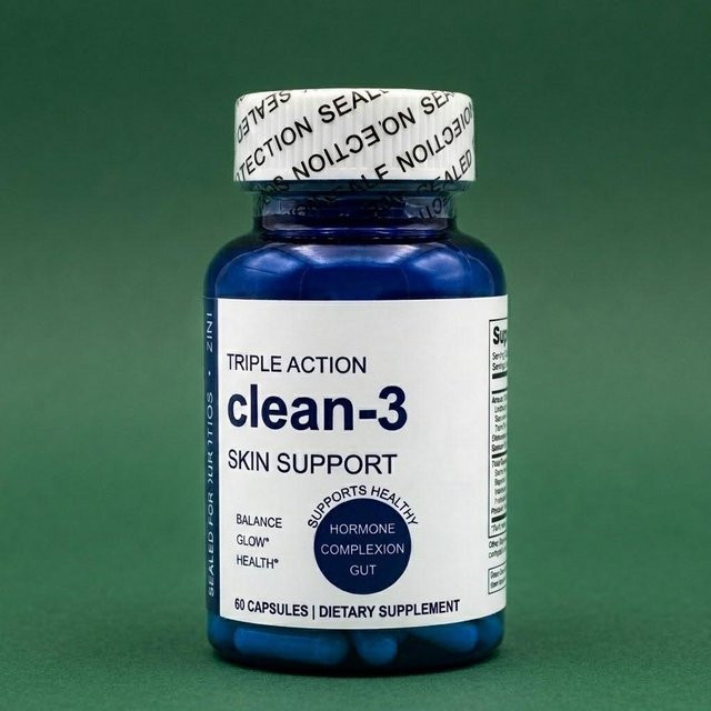 PureWell Hub Triple Action Clean-3 Hautunterstützung, 60 Kapseln - Bild 1