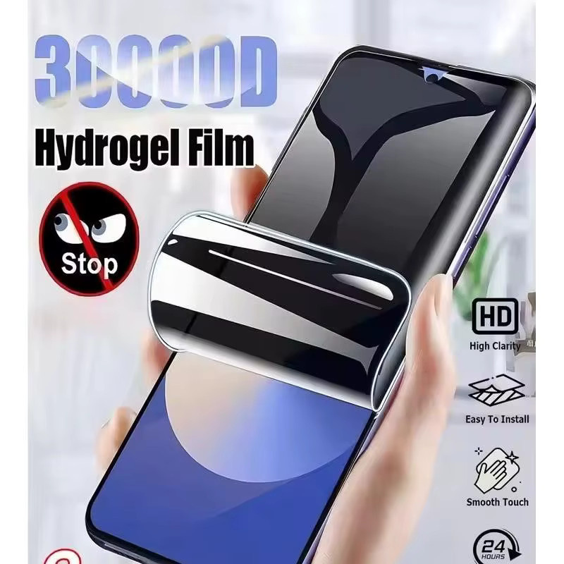 3er-Set Samsung Galaxy A02S A03 A03S M02S M21 2021 M22 Privatsphäre Hydrogel-Schutzfolie Transparent - Bild 6