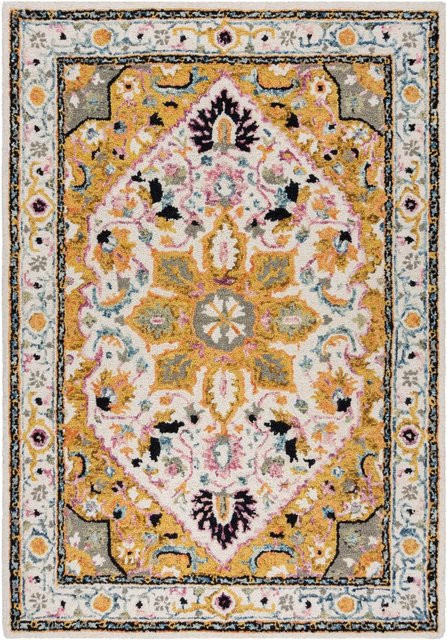 Flair Rugs Wollteppich Dahlia Mehrfarbig B: 200 cm, T: 290 cm - Bild 1