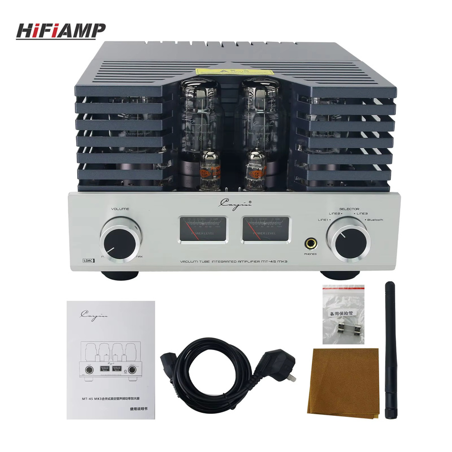 TZT MT-45MK3 HiFi-Röhrenverstärker Konsolidierter Elektronenröhren-Leistungsverstärker mit Dual-Funktionsmessgerät - Bild 2