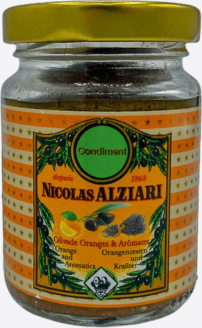 Nicolas Alziari Olivenpaste mit Orangenzesten und Kräutern 80 g - Bild 1