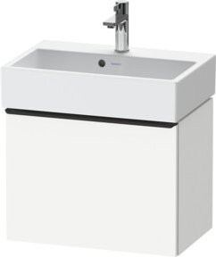 Duravit Waschtischunterschrank D-Neo Compact in Schwarz/Weiß, B/T/H: 58,4 x 37,2 x 44 cm - Bild 1