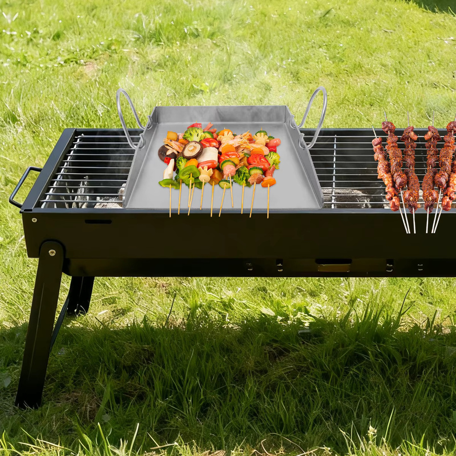 Weber Universelle Grillplatte aus Edelstahl für Gas- und Holzkohlegrills, passend für die Weber Genesis-Serie, Breite: 40,0 cm, Tiefe: 30,0 cm, Höhe: 4,4 cm - Bild 6