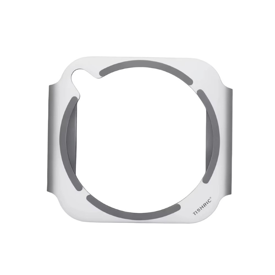 TISHRIC Desktop-Ständer für Mac mini M4/M4 Pro 2024 aus Aluminiumlegierung zur Wärmeableitung in Silber - Bild 2