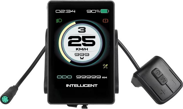 Bafang 860C UART LCD-Display in Schwarz für BBS01 BBS02 BBSHD Mittelmotor E-Bike Elektrofahrrad - Bild 1