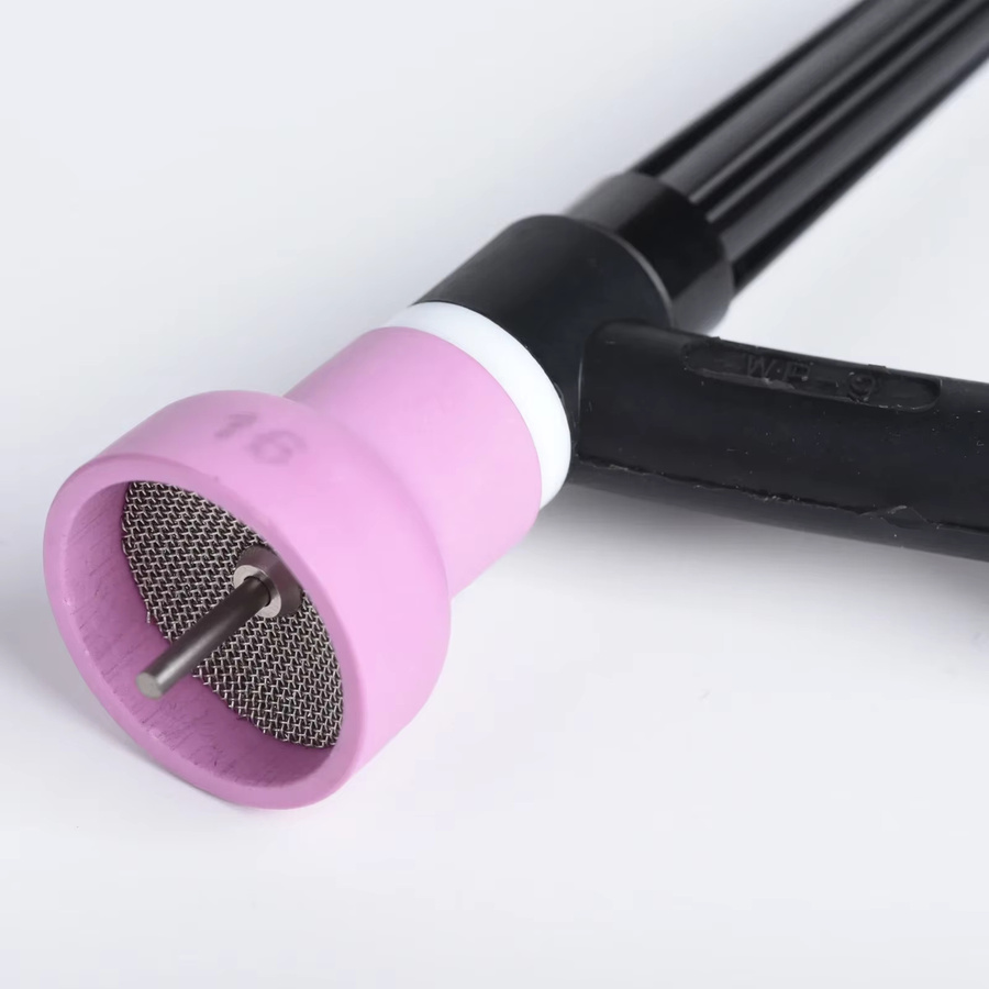 HA&VS 3er Set WIG-Schweißzubehör aus Keramik und Aluminiumoxid mit Gaslinsen und Stubby-Spannzangen für WP9 20 25 Taschenlampen - Bild 2