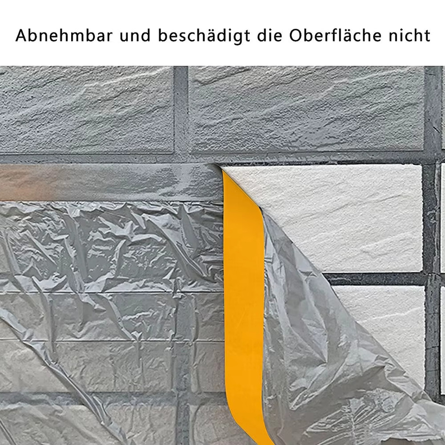 10 Stück Maler-Abdeckband Gelb für Innenmalerei und Dekoration, Breite: 30 mm, Länge: 50 m - Bild 3