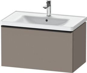 Duravit Waschtischunterschrank D-Neo, wandhängend, Grau, B: 78,4 cm, T: 45,2 cm, H: 44,0 cm - Bild 1