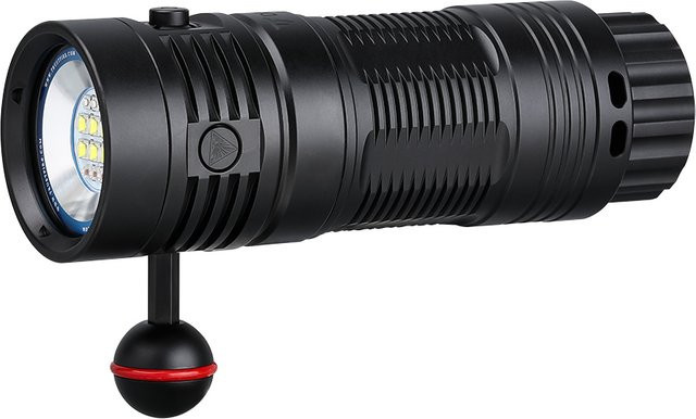 Trustfire DF50S Tauchtaschenlampe in Schwarz mit 6500lm, IP68 wasserdicht, USB-C-Ladefunktion und intelligenter Temperaturregelung - Bild 1
