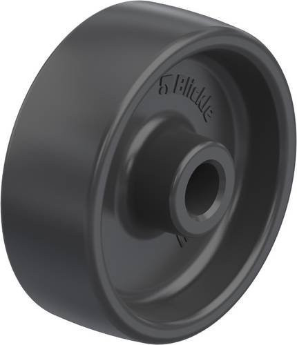 Blickle Kunststoff-Rad POA 50/8G in Schwarz mit 50 mm Durchmesser und 75 kg Tragfähigkeit - Bild 1