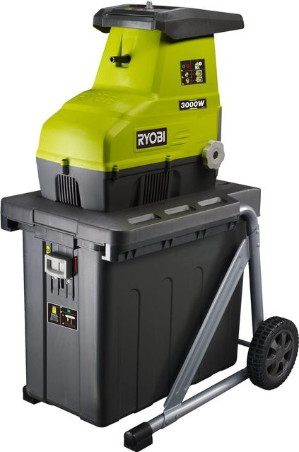 Ryobi RSH3045U Elektrischer Schredder mit 3000 W und 45 mm Schnittleistung in Grün - Bild 1