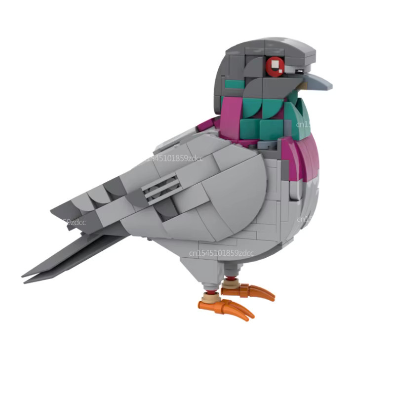 Garno Bausteine Set Vogel Modell aus Kunststoff für kreative Montage - Bild 3