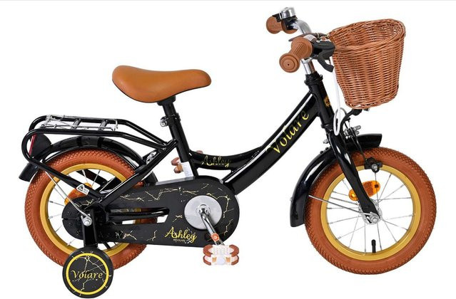 VOLARE Kinderfahrrad Ashley, 12 Zoll, schwarz - Bild 1
