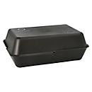 Papstar Circulware by Havel Mehrweg-Foodboxen 2-teilig, Schwarz, 24 Stück, B: 15,6 cm, T: 23,4 cm, H: 4,3 cm - Bild 2