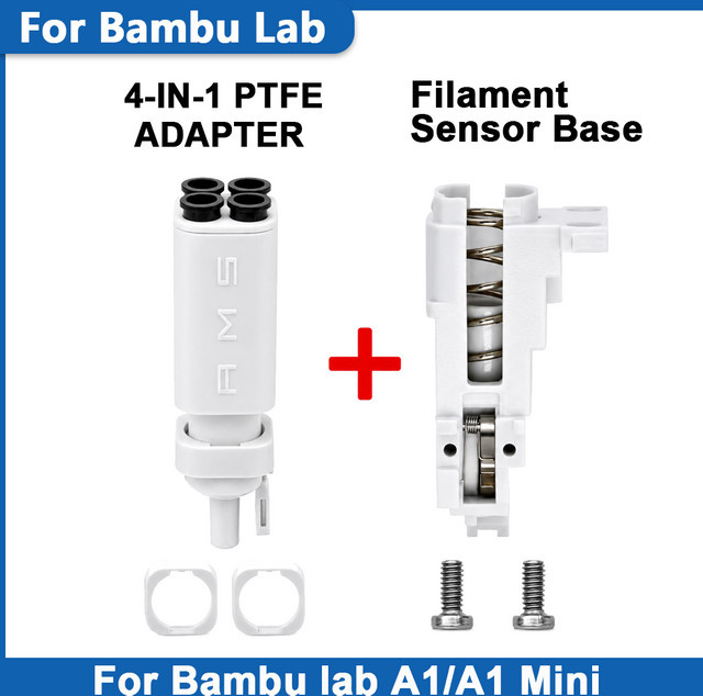 Bodenhalterung für Bambu Lab AMS Lite kompatibel mit A1 und A1 Mini Hall-Effekt-Feederplatte Basis 3D-Drucker Zubehör - Bild 1