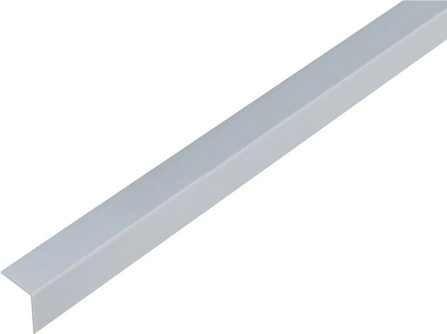 GAH Alberts Winkelprofil gleichschenklig aus Kunststoff in Grau oder Weiß, B/H: 20 x 20 mm, Länge: 1.000 mm - Bild 1