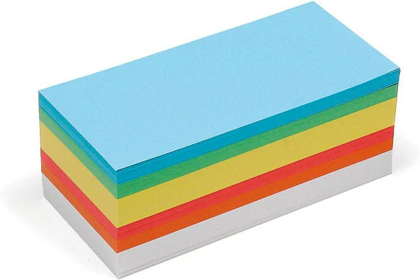 Neuland Pin-It Rechteck-Karten, 500 Stück, 6-farbig sortiert - Bild 1