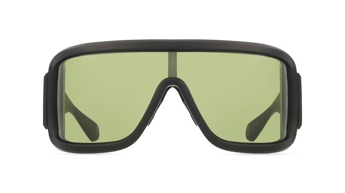 Moncler ME8003 Sonnenbrille, Vollrand, Eckig, Kunststoff, Unisex, schwarz - Bild 1
