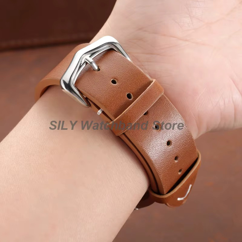 asukaband Uhrenarmband Rindsleder, Vintage, Unisex - Bild 1