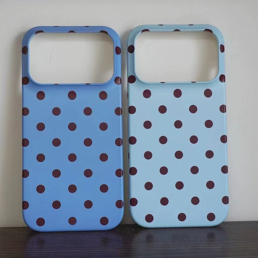Clmj Handyhülle mit Polka-Dot Design und glänzender Folie für iPhone 11 bis iPhone 17 Pro Max, Multicolor - Bild 3