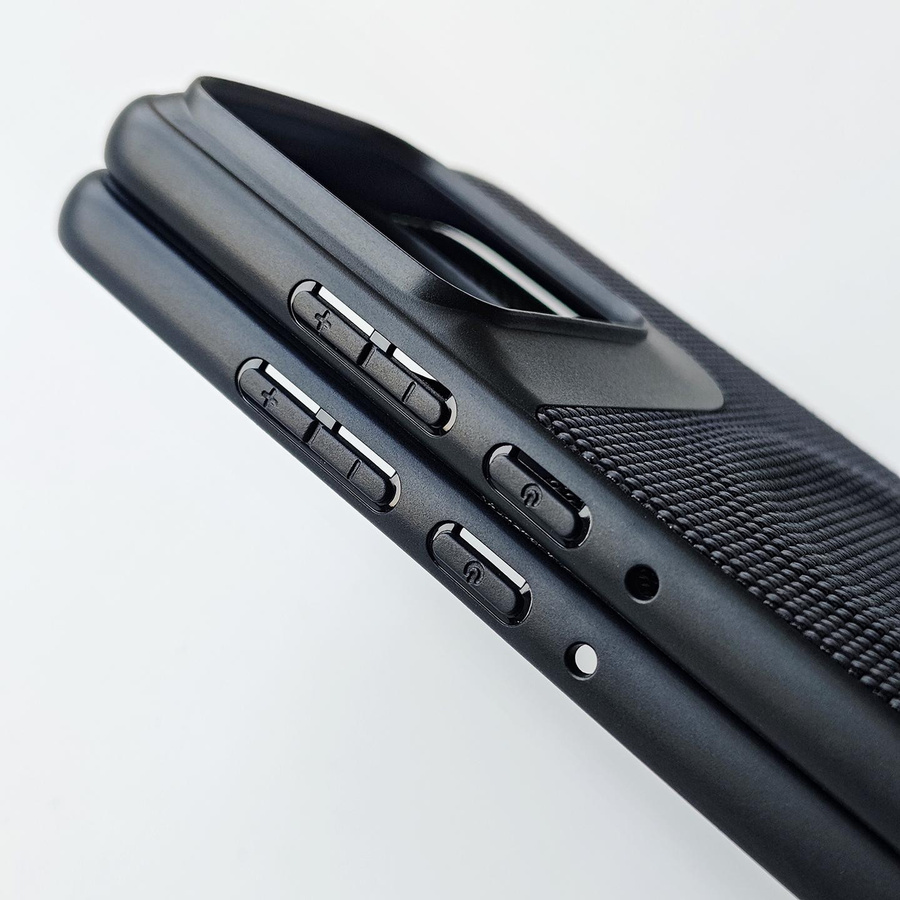 Magnetische Schutzhülle aus TPU und Nylon-Gewebe für Motorola Moto Edge 70 X70 Air in Schwarz, Rot oder Pink - Bild 4