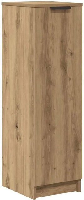 vidaXL Schuhschrank Artisan-Eiche in Braun aus Holzwerkstoff, Wandmontage, B/T/H: 29,5 x 35,0 x 100,5 cm - Bild 1