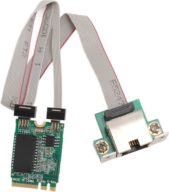 VBESTLIFE M.2 A+E Gigabit Ethernet Netzwerkkarte mit I210AT Chip und Single Port RJ45 - Bild 1