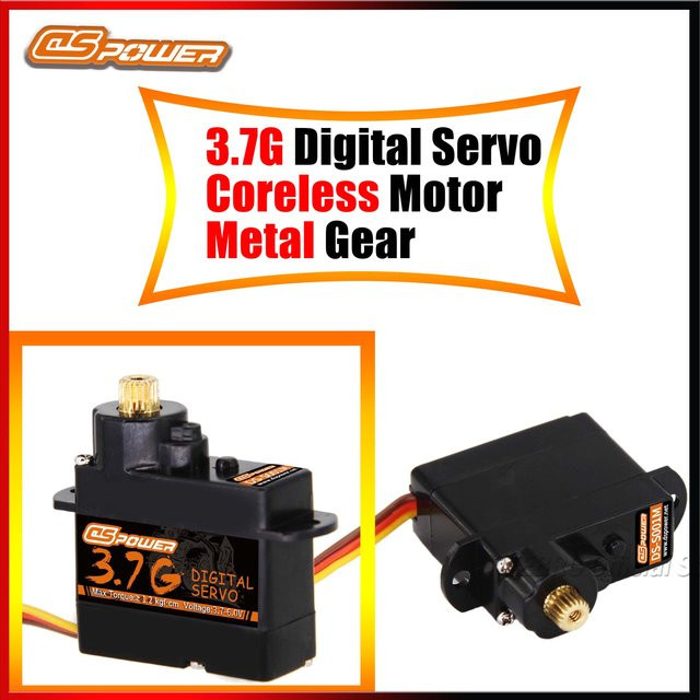 DSpower Micro Digital Standard Servo, Coreless Motor, Metallgetriebe - Bild 1