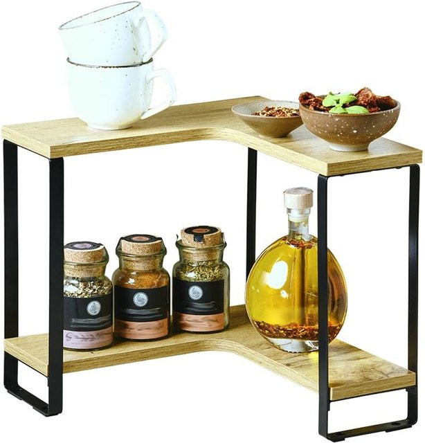 Kesper Küchenregal aus MDF in Natur/Braun, B/H/T: 30 x 28 x 30 cm - Bild 1