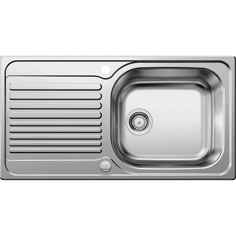 Blanco Einbauspüle Tipo XL 6 aus Edelstahl in Silber, reversibel, B: 95,0 cm, T: 50,0 cm, H: 18,0 cm - Bild 2