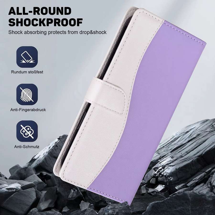 Magnetische Lederhülle im Flip-Design für Xiaomi Redmi Note 15 14 14S 13 12 Pro Plus 4G/5G - Bild 2